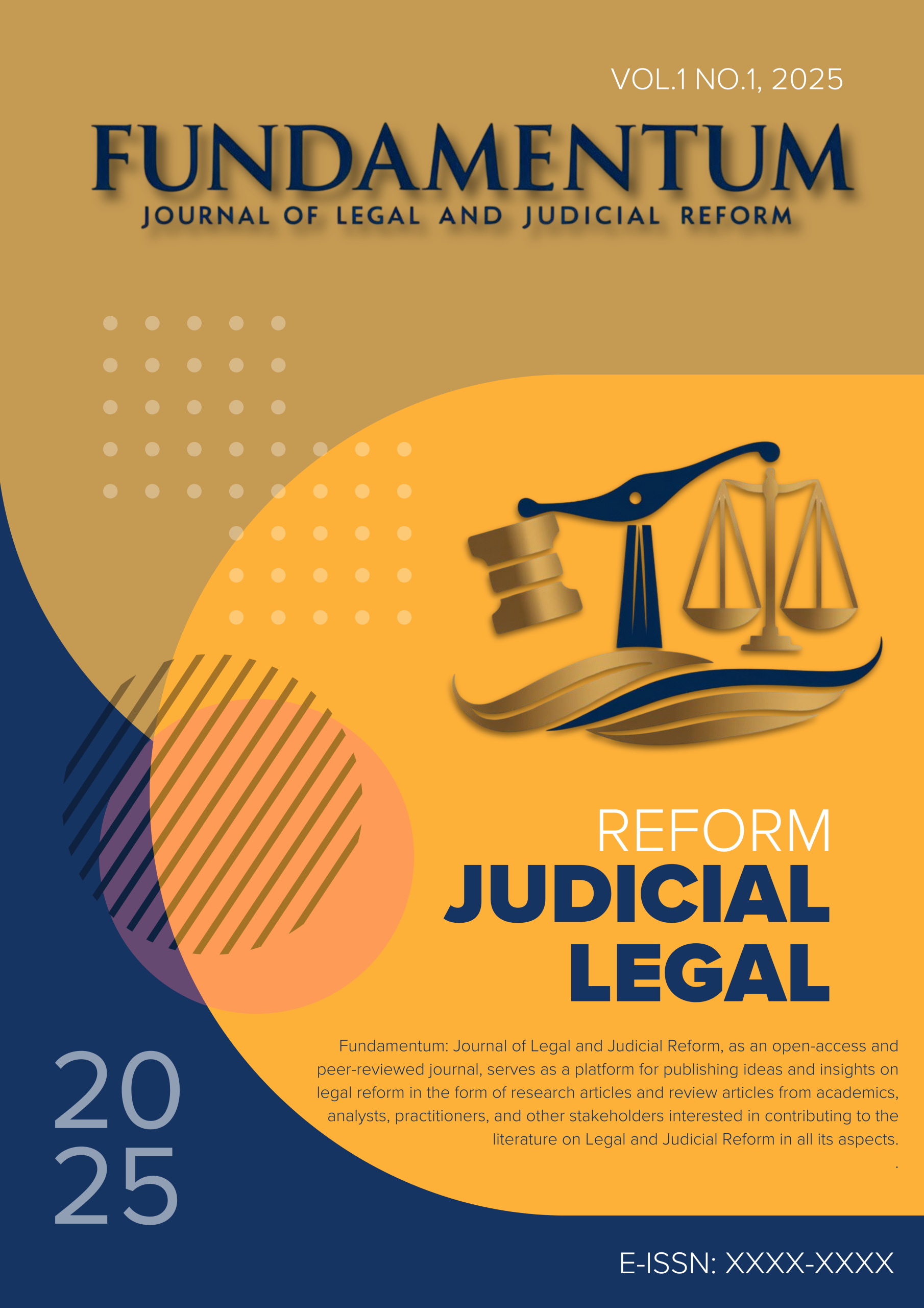 Fundamentum: Journal of Legal and Judicial Reform cover