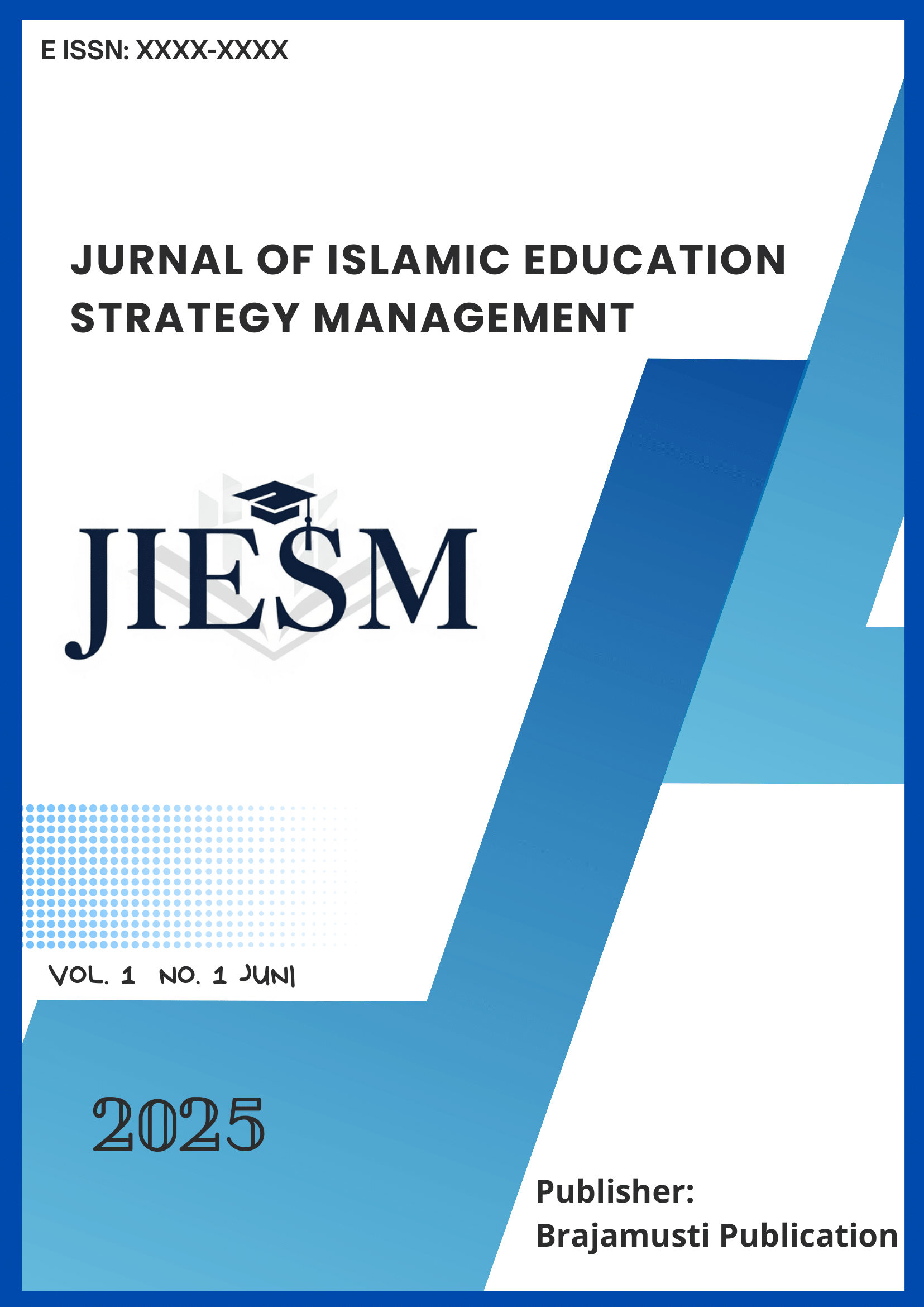 Journal of Islamic Education Strategy Management cover